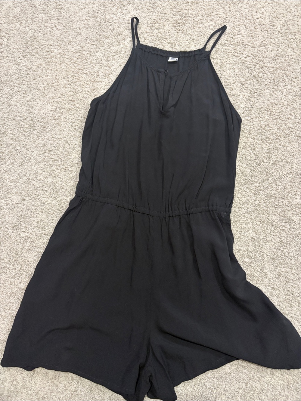 Old Navy Black Sleeveless Romper